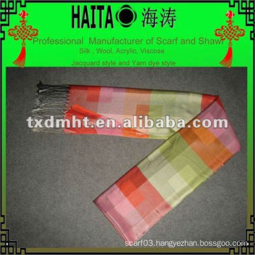colorfull scarf for silk imitation